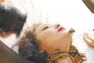 美女与蛇图片,探寻古老传说的现代演绎