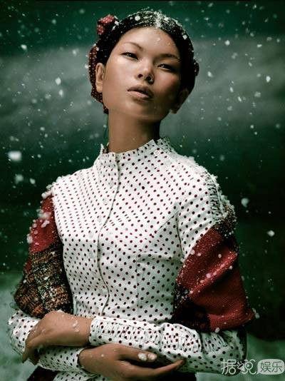 吕燕模特图片 个人资料,从东方模特到国际时尚界的璀璨明珠
